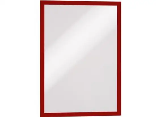 Magnetrahmen Durable 4873-03 487303 Duraframe A3 rot selbstklebend, Pack 2 Stk