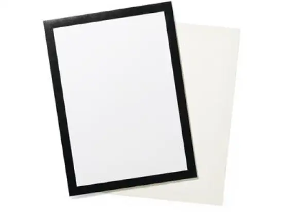 Folienrahmen Durable 4968-01 496801 Duraframe Grip A4 schwarz Klett für Textiloberflächen