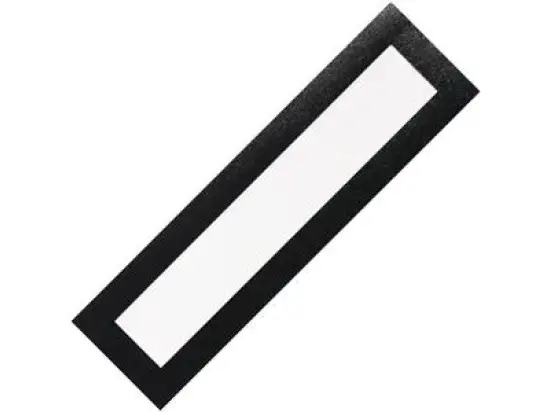 Magnetrahmen Durable 4986-01 498601 Duraframe Magnetic Top 210x40 schwarz, Pack 5 Stk