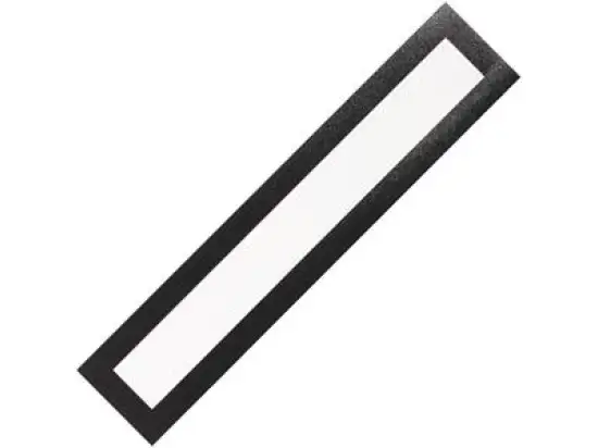 Magnetrahmen Durable 4987-01 498701 Duraframe Magnetic Top 297x40 schwarz, Pack 5 Stk