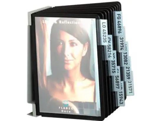 Sichttafel-Wandhalter Durable 5507-01 550701 Vario Wall 10 A5 10-teilig plus Tafeln