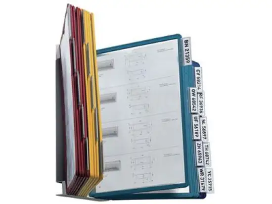 Sichttafel-Wandhalter Durable 5512-00 551200 Vario Wall 20 20-teilig plus Tafeln