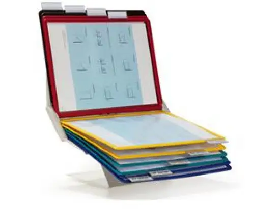 Sichttafel-Tischständer Durable 5579-00 557900 Vario Pro 10 mit 10 Tafeln+Reiter