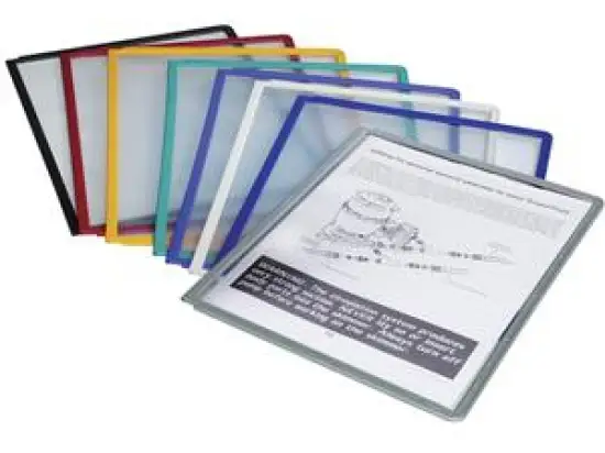 Sichttafel Durable 5606-00 560600 Sherpa Panel A4-hoch farbig sortiert, Pack 5 Stk