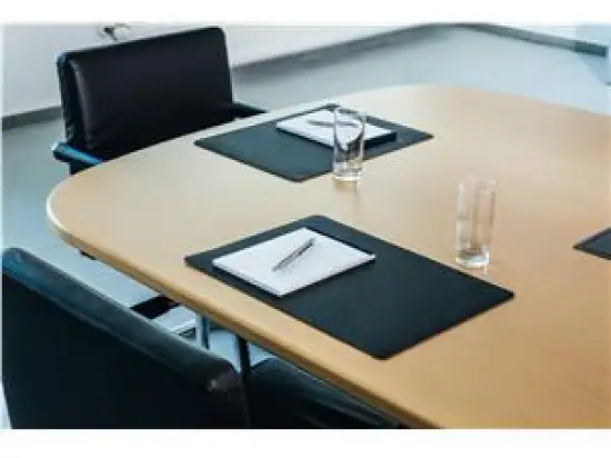 Schreibunterlage Durable 7101-01 710101 420x300mm schwarz rutschfest mit Dekorrille