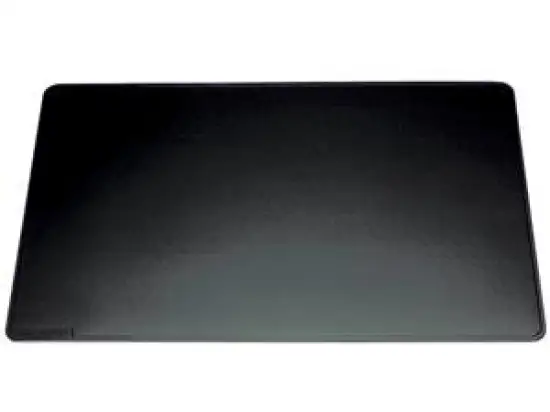 Schreibunterlage Durable 7103-01 710301 520x650mm schwarz rutschfest mit Dekorrille