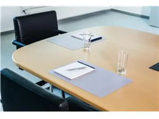 Schreibunterlage Durable 7111-19 711119 Duraglas transparent 30x42cm rutschfest blendfrei, Pack 5 Stk