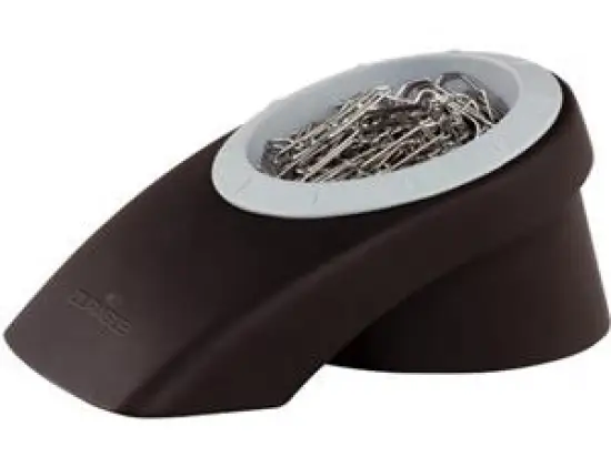 Briefklammernspender Durable 7713-01 771301 Vegas schwarz 144x92x63mm inklusive 100 Briefklammern