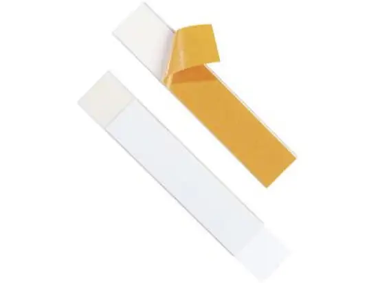 Beschriftungsschild Durable 8040-19 804019 Schildfix transparent selbstklebend 40x200mm, Pack 5 Stk