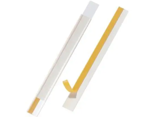 Scannerschiene Durable 8044-19 804419 Scanfix transparent 20mm hoch selbstklebend, Pack 5 Stk