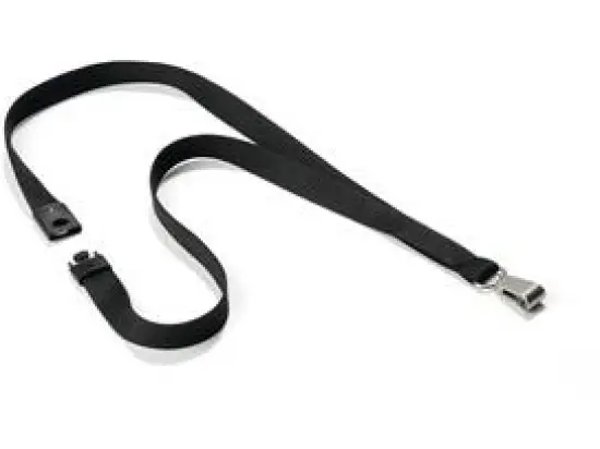 Textilband Durable 8127-01 812701 Soft Colour schwarz Sicherheitsverschluss Premium, Pack 10 Stk