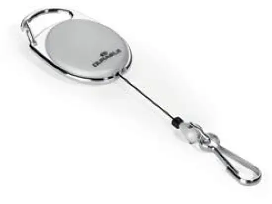 Namensschild-Halter Durable 8327-10 832710 Jojo Style grau 80cm mit Federhaken