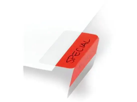 Doppeltabe Durable 8406-00 840600 Quick Tab Duo selbstklebend sortiert Breite 40mm, Pack 24 Stk