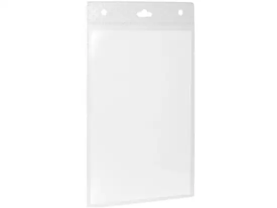 Namensschild Durable 8526-19 852619 A6 Hochformat transparent ohne Befestigung, Pack 20 Stk