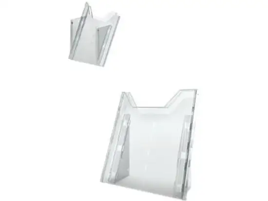 Prospektspender Durable 8578-19 857819 Combiboxx A4 transparent erweiterbar für Wand+Tisch
