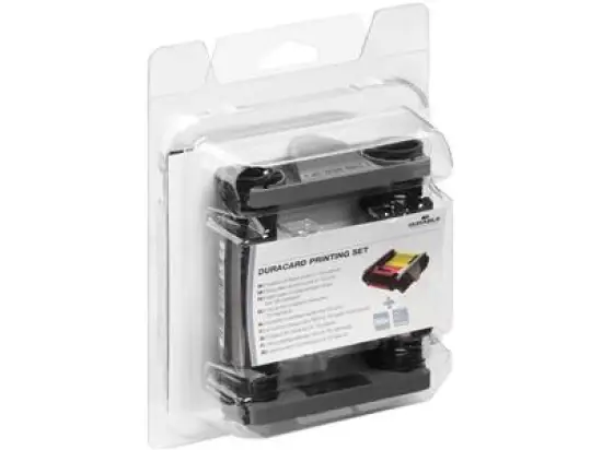 Druckset Durable 8913-00 891300 Duracard YMCKO-Farbband und 100 Karten Zubehör für DURACARD