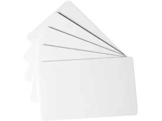 Plastikkarte Durable 8915-02 891502 Duracard 54x86mm weiß 0,76mm Zubehör DURACARD, Pack 100 Stk