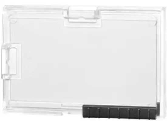 Kartenhalter Durable 8920-19 892019 Pushbox Trio 54x87 für 3 Karten, transparent, Pack 10 Stk