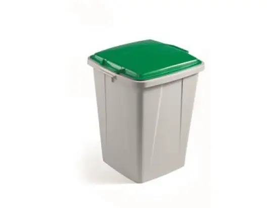 Abfallsystem Durable VEH2012032 Durabin 90 90 Liter grau/grün 51x49x63cm
