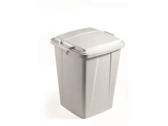 Abfallsystem Durable VEH201320 Durabin 90 90 Liter grau/grau 51x49x63cm