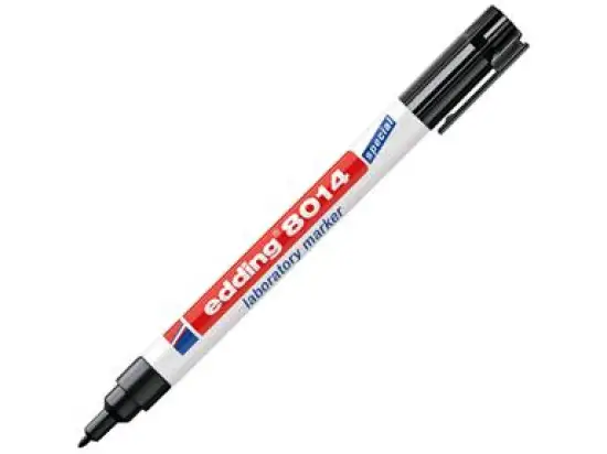 Spezialmarker Edding 8014 4-8014 1mm, Rundspitze, permanent, schwarz