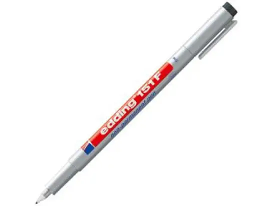 Folienschreiber Edding 152M 4-152001 1,0mm schwarz wasserlöslich
