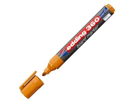 Whiteboardmarker Edding 360 4-360006 1,5-3mm, Rundspitze, orange