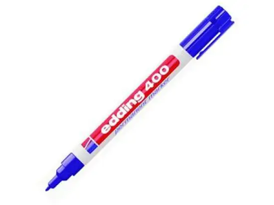 Permanentmarker Edding 400 4-400008 1mm, Rundspitze, violett