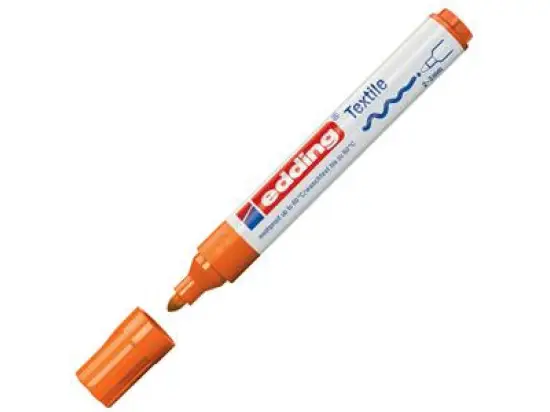 Textilmarker Edding 4500 4-4500006 2-3mm, Rundspitze, orange