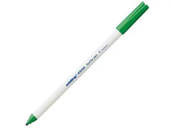 Textilmarker Edding 4600 4-4600004 1mm, Rundspitze, grün