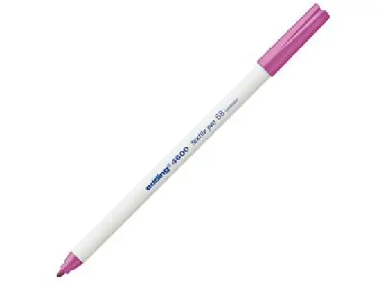 Textilmarker Edding 4600 4-4600068 1mm, Rundspitze, neonviolett
