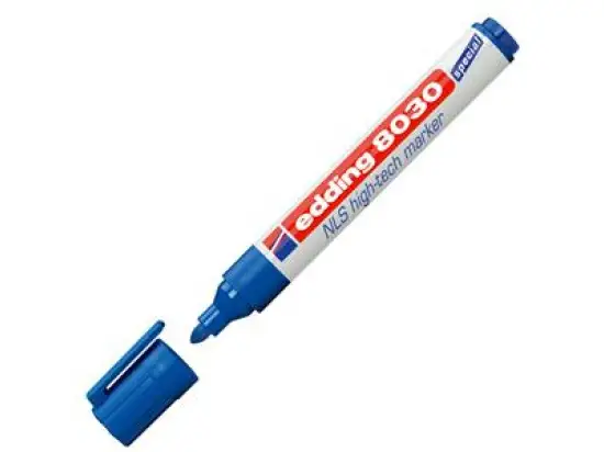 Spezialmarker Edding 8030 4-8030003 1,5-3mm, Rundspitze, blau