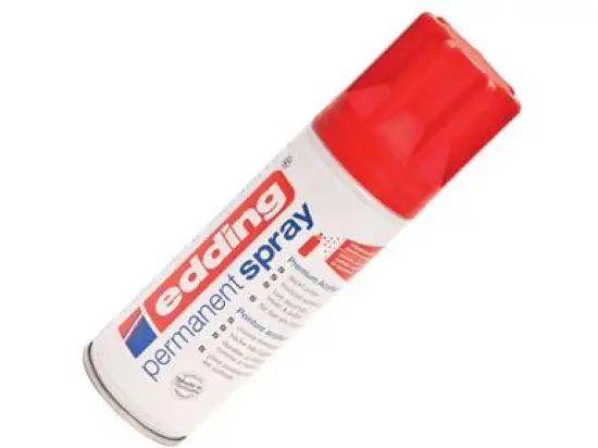 Acrylspray Edding 5200 4-5200902 verkehrsrot RAL3020 seidenmatt permanent, Dose 200ml