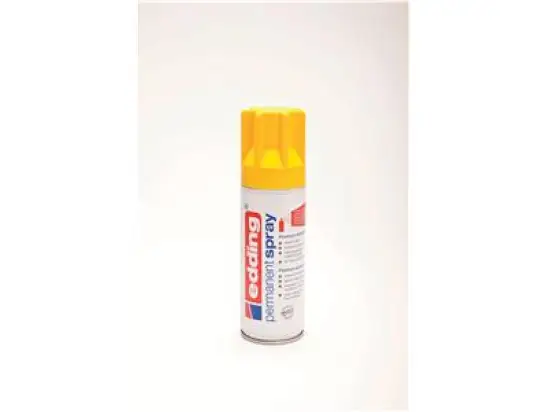 Acrylspray Edding 5200 4-5200905 verkehrsgelb RAL1023 seidenmatt permanent, Dose 200ml