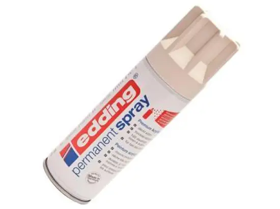 Acrylspray Edding 5200 4-5200921 cremeweiß RAL 9001 seidenmatt permanent, Dose 200ml
