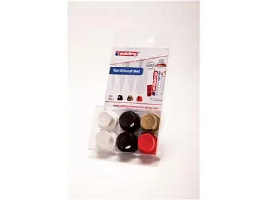 Acrylspray Sprühkopf-Set Edding 5200N 4-5200N für Spray 5200, Pack 6 Stk