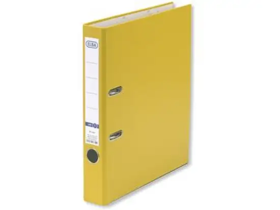 Ordner Elba 100023253 10453GB smart Pro A4, 50mm, Pappe/PP-Folie, Wechselfenster, gelb