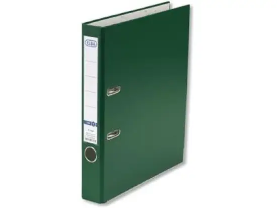 Ordner Elba 100023255 10453GN smart Pro A4, 50mm, Pappe/PP-Folie, Wechselfenster, grün