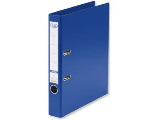 Ordner Elba 100202094 10464BL smart Pro+ A4, 50mm, Pappe/PP-Folie, Wechselfenster, blau, Pack 10 Stk