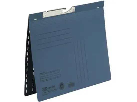 Zweifalz-Pendelhefter Elba 100420895 90462BL A4 kaufmännische Heftung + Amtsheftung blau 320g Manilakarton