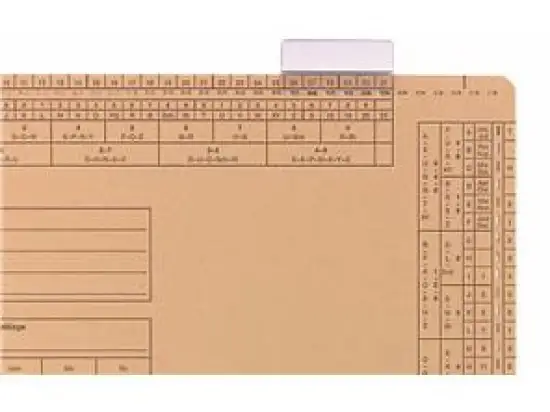 Vollsichtreiter Elba 100552031 80550 50mm 3-zeilig PVC Beschriftungsbreite 5cm, Pack 50 Stk