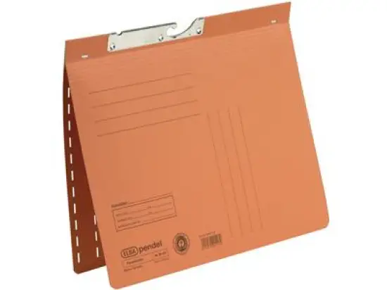 Pendelhefter Elba 100560104 90461OG 320g orange kaufmännische Heftung, Pack 50 Stk
