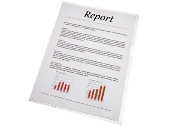 Sichthüllen Esselte 56218 A4 glasklar 110my PP Standard Plus, Pack 100 Stk