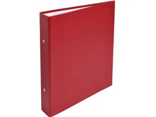Ringbuch Exacompta 51075E A5, 2 Ringe Ø 30 mm, Pappe/PP-Folie, O-Ring-Mechanik, rot