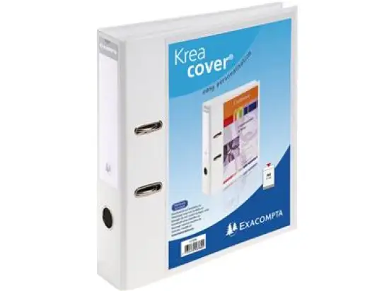 Ordner Exacompta 53789E weiß A4 70mm PVC
