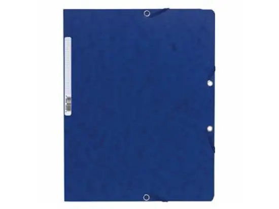 Eckspanner Exacompta 5512E Nature Future dunkelblau A4/Karton 400g, Pack 25 Stk