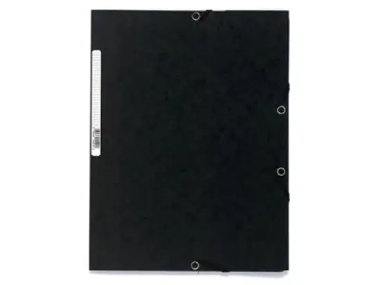 Sammelmappe Exacompta 55501E schwarz A4 Karton/Pappe 3 Jurisklappen