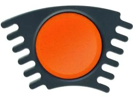 Einzelfarbe Faber-Castell 125014 Connector orange, Pack 5 Stk