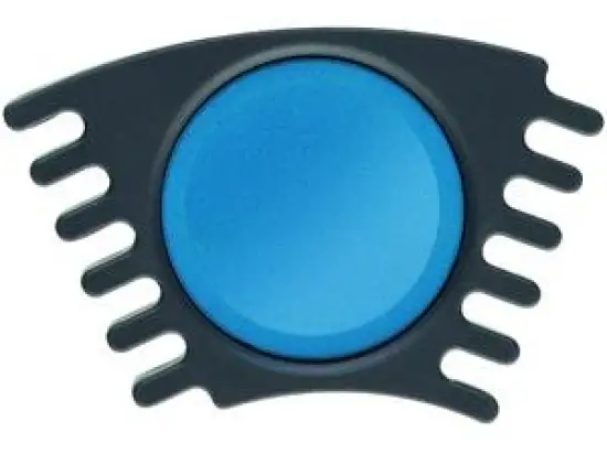 Einzelfarbe Faber-Castell 125053 Connector cyanblau, Pack 5 Stk