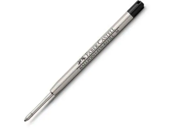 Kugelschreibermine Faber-Castell 148740 M, Großraummine, dokumentenecht, schwarz